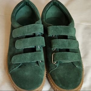 Urban Outfitters green sneakers